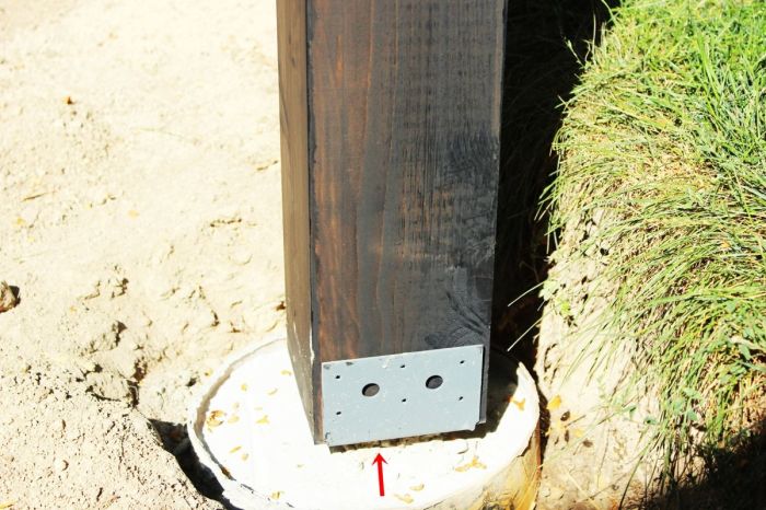 How to set posts in concrete