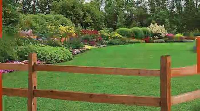 Installing a split rail fence